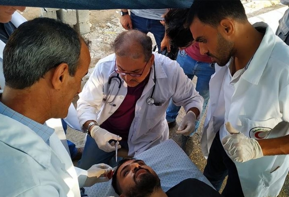 Anadolu Agentliyinin fotomüxbiri Qəzza bölgəsində çəkiliş apararkən yaralanıb
