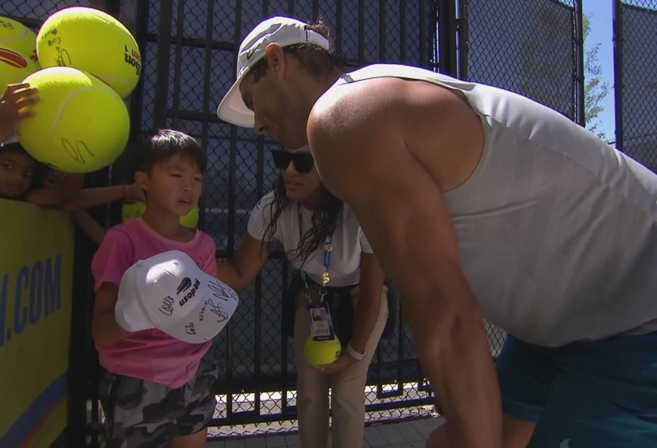 Rafael Nadal rescató a un niño atrapado entre el público