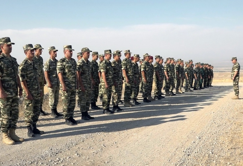 Əlahiddə Ümumqoşun Orduda səmti müəyyənetmə birinciliyi keçirilib