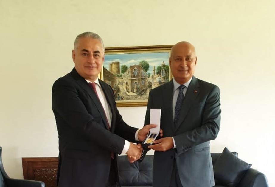 İSESKO-nun sabiq baş direktoruna “Azərbaycan Respublikası diplomatik xidmət orqanlarının 100 illiyi” medalı təqdim edilib