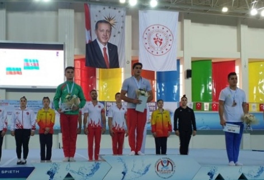 İdman gimnastlarımız Türkiyədə iki medal qazanıblar