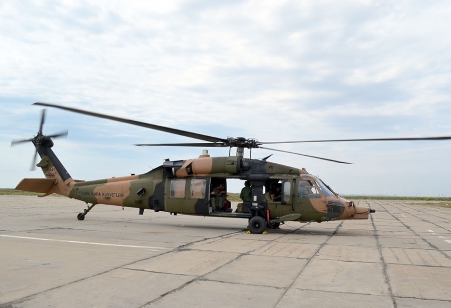 Bei Flugmanövern “TurAz Adler-2019“ kommen auch Militärhubschrauber zum Einsatz VIDEO
