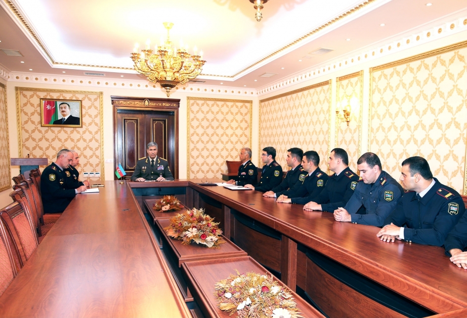 Министр внутренних дел встретился с сотрудниками, которые получат магистрское образование в Турецкой национальной полицейской академии
