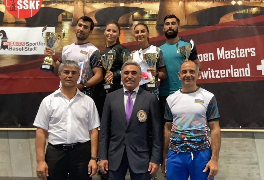 Los karatecas azerbaiyanos han ganado 6 medallas en el torneo abierto de Basilea