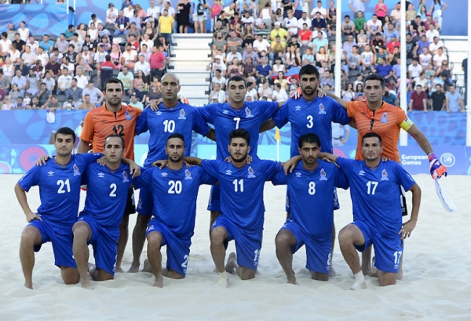 Çimərlik futbolu üzrə Azərbaycan millisi Estoniya, Rumıniya və Çexiya komandaları ilə qarşılaşacaq