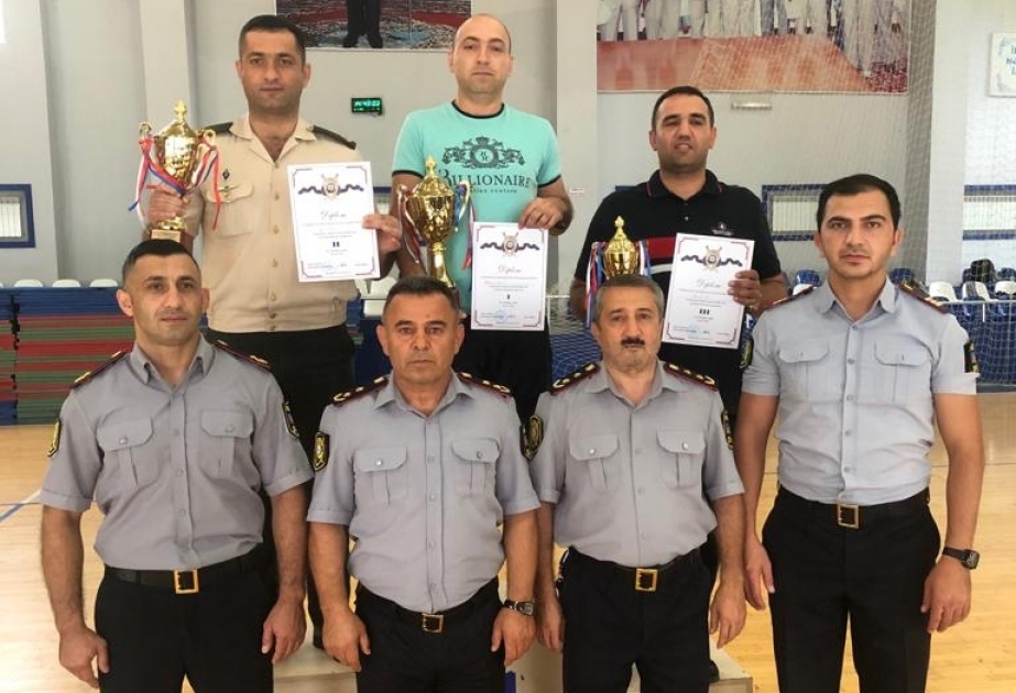 Polis əməkdaşları arasında keçirilən silahsız özünümüdafiə üzrə çempionat başa çatıb