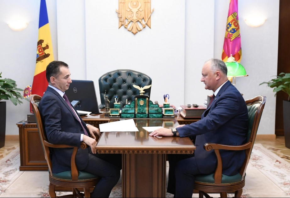 Presidente moldavo aborda con el embajador de Azerbaiyán el desarrollo de las relaciones bilaterales
