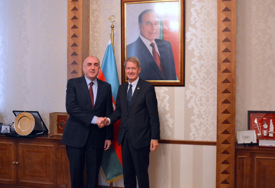 Ministro de Exteriores recibe al flamante embajador del Reino Unido de Gran Bretaña e Irlanda del Norte en Azerbaiyán