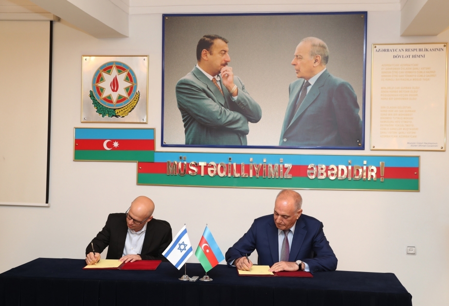 AZERTAC, İsraeli Tazpit agency sign MoU on cooperation VIDEO