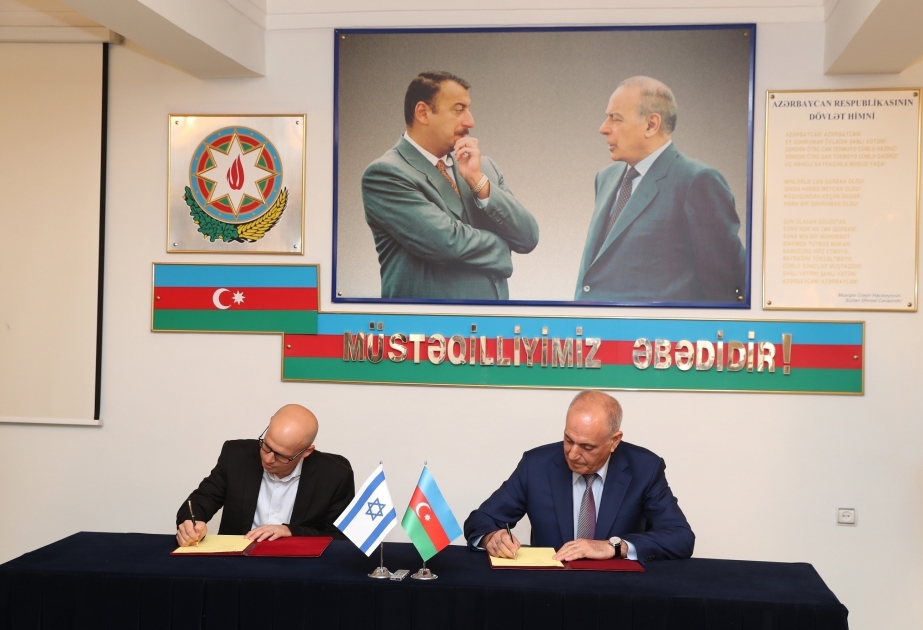 AZERTAC y Tazpit Press Service firmaron un Memorando de Entendimiento sobre cooperación
