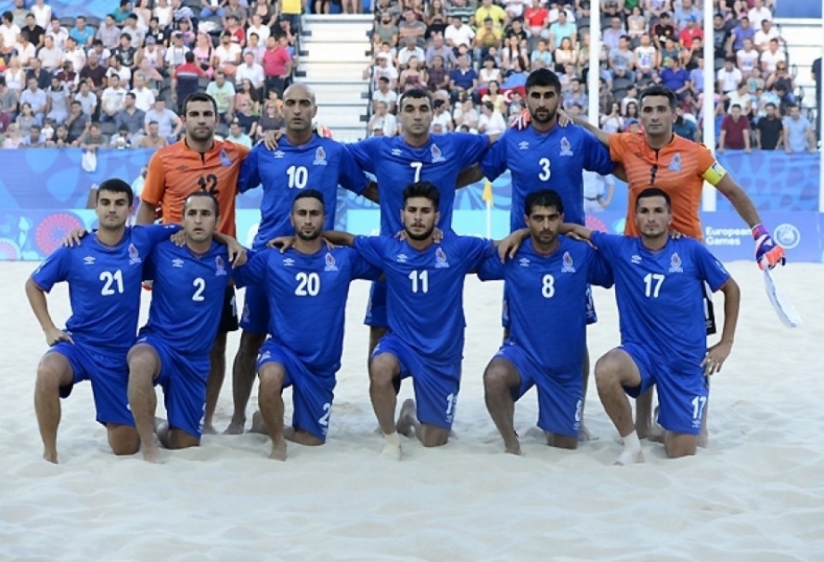Equipo azerbaiyano de fútbol de playa se enfrentará a Estonia