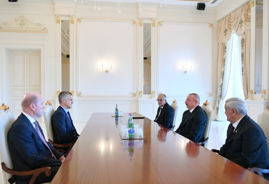 President Ilham Aliyev received delegation led by chairman of BP Board VIDEO