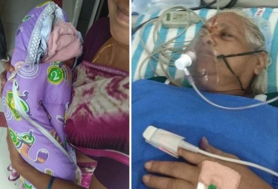 73 yaşında ana olan qadının əri infarkt keçirdi