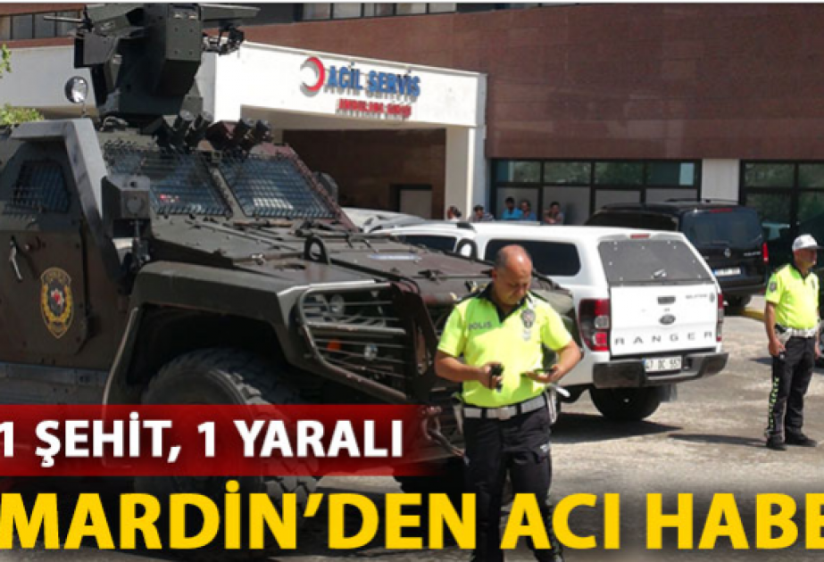 Türkiyədə terrorçularla atışmada bir polis əməkdaşı şəhid olub