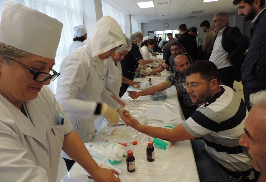 Ağsuda Aşura günü münasibətilə humanist aksiya keçirilib