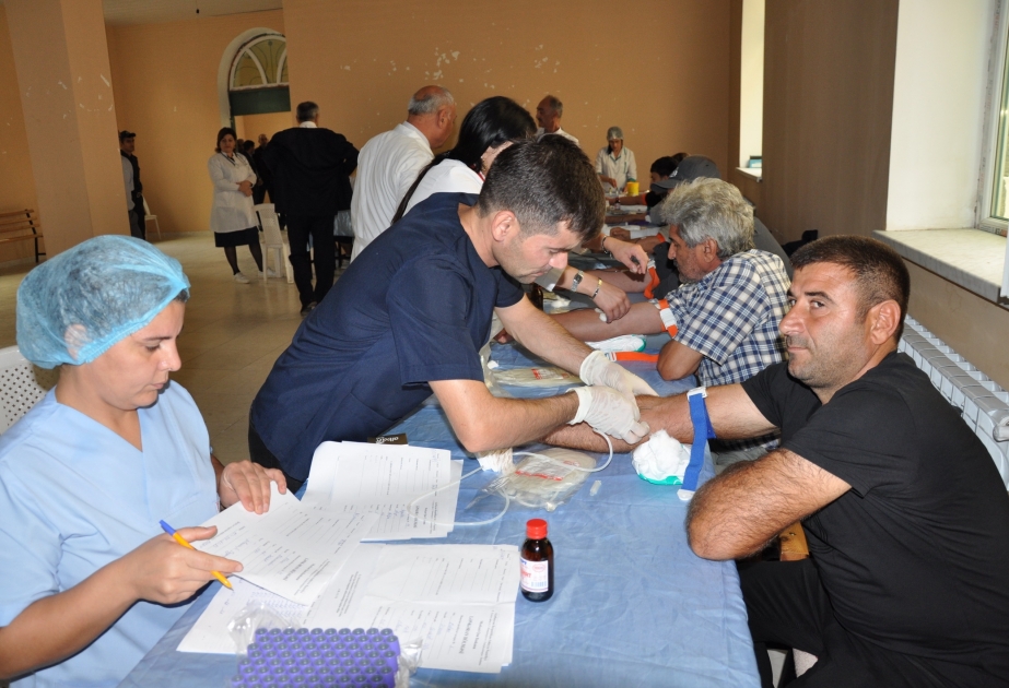 Biləsuvarda hemofiliya və talassemiyalı xəstələr üçün qan verilib