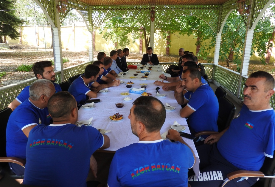 Amputant mini futbol yığmamızın üzvləri ilə Azərbaycanın Ukraynadakı səfirliyində görüş keçirilib