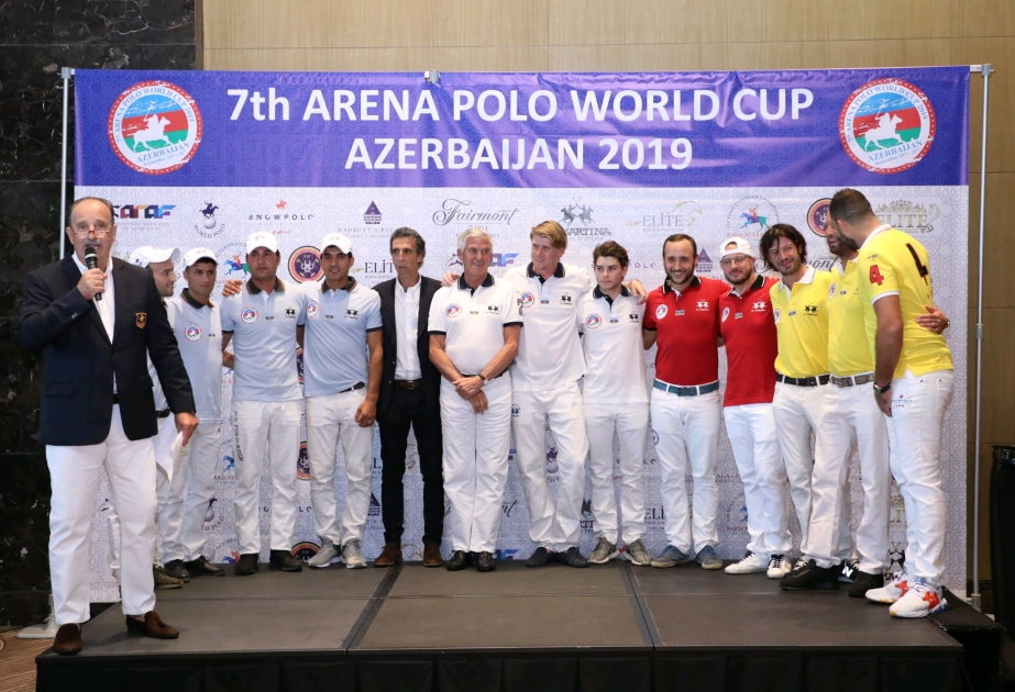 Yeddinci arena polo üzrə dünya kuboku turnirinin oyunçuları ictimaiyyətə təqdim olunub VİDEO