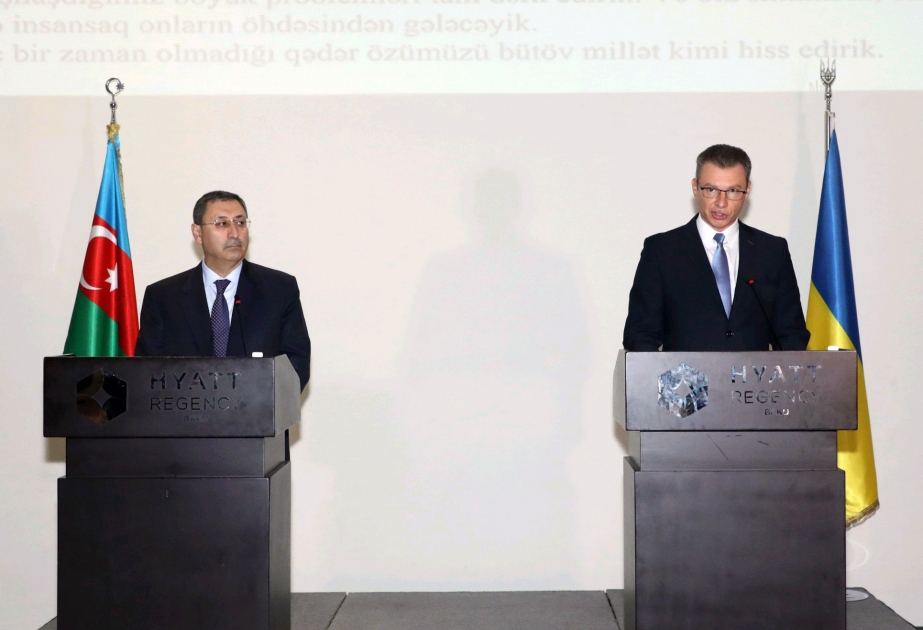 Bakıda Ukraynanın Müstəqillik Günü münasibətilə rəsmi qəbul təşkil edilib