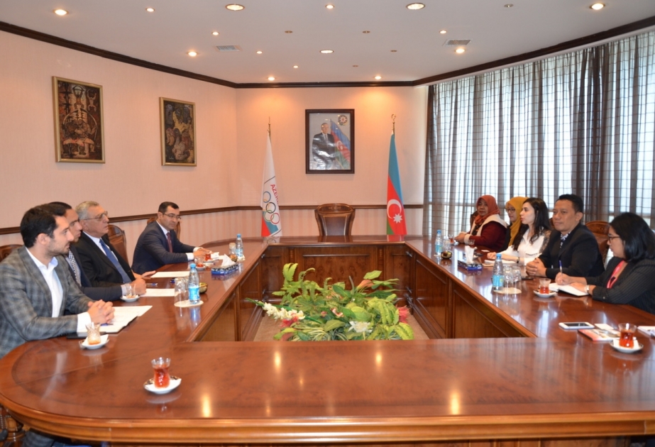 Milli Olimpiya Komitəsində İndoneziya nümayəndə heyəti ilə görüş olub