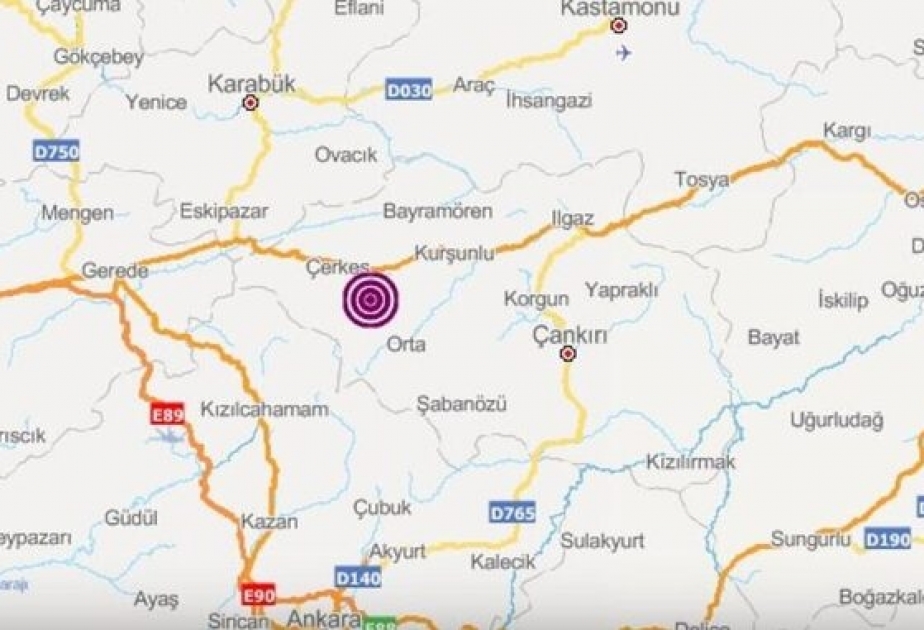 Türkiyədə güclü zəlzələ qeydə alınıb