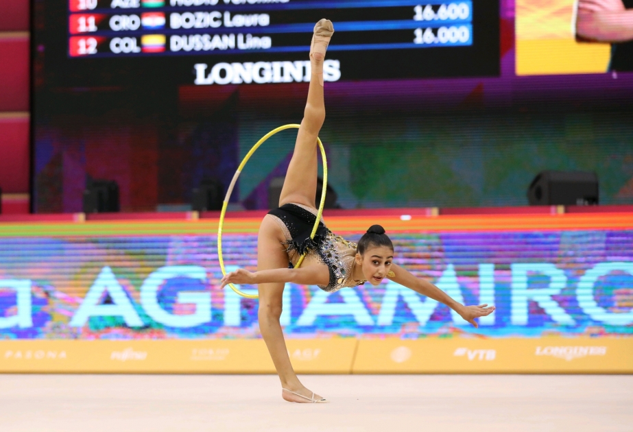 Gimnastımız Zöhrə Ağamirova dünya çempionatında ilk çıxışını edib