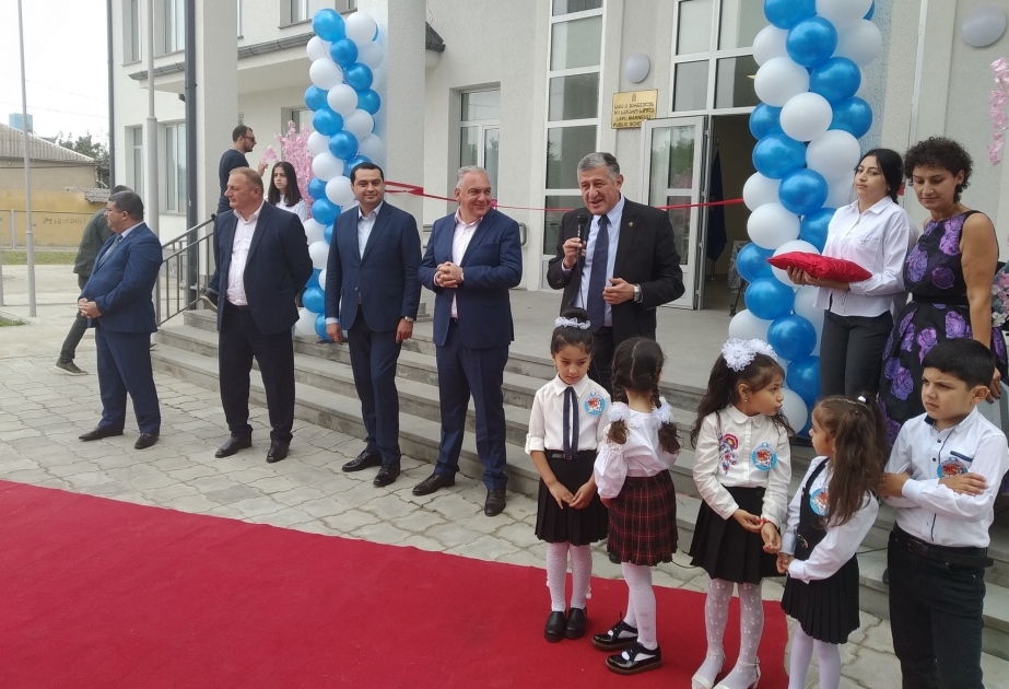 В Марнеули состоялось открытие школы с преподаванием на азербайджанском языке