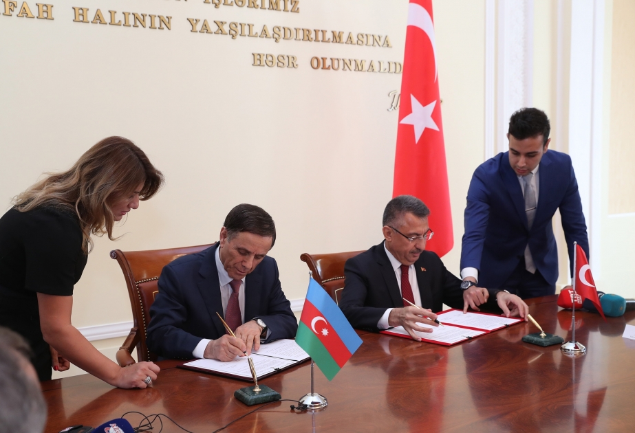 Azərbaycan-Türkiyə iqtisadi əməkdaşlıq üzrə Birgə Hökumətlərarası Komissiyanın səkkizinci iclasının Protokolu imzalanıb