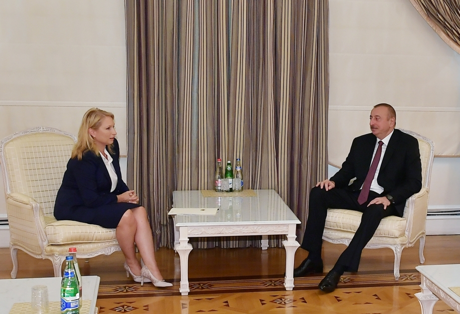 President Ilham Aliyev received Georgian minister of economy and sustainable development VIDEO