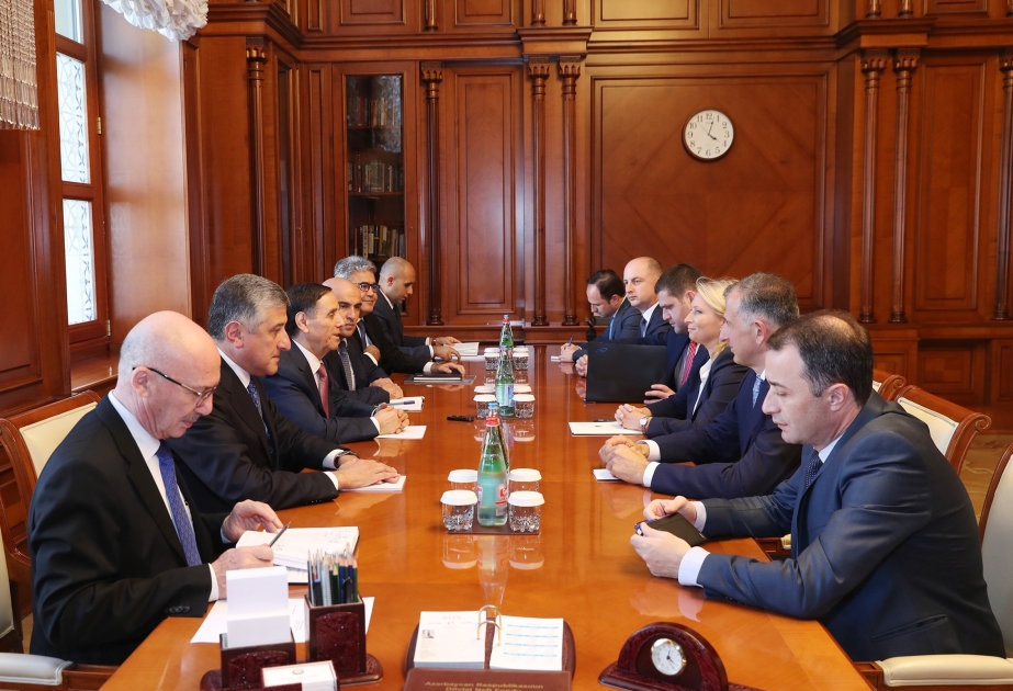 Premierminister Mammadov trifft georgische Ministerin für Wirtschaft und nachhaltige Entwicklung