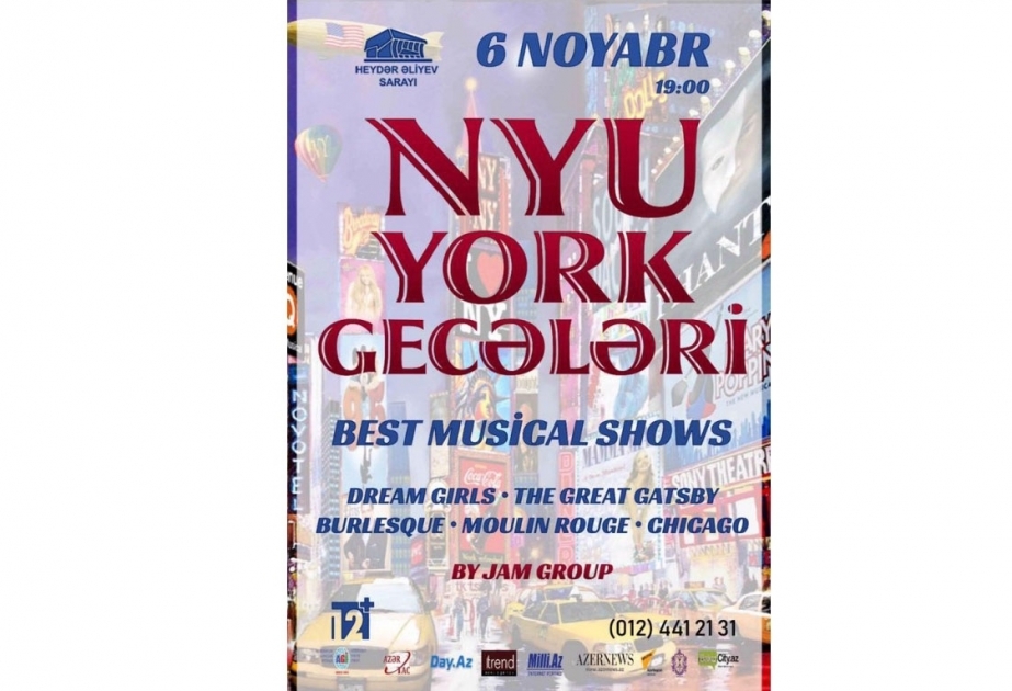 Во Дворце Гейдара Алиева пройдет концерт под названием «Нью-Йоркские ночи»