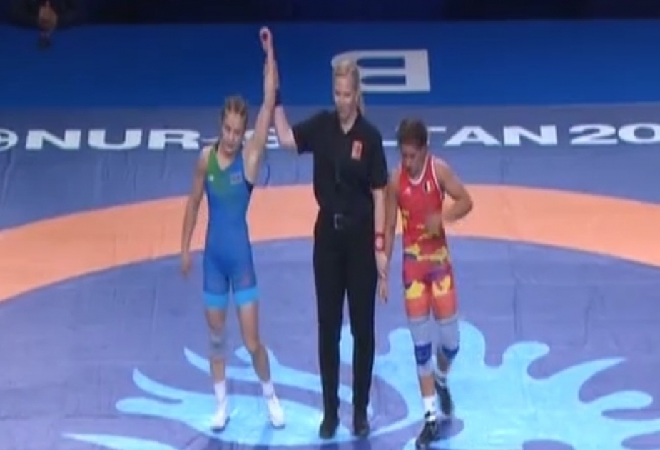 Azerbaijan’s Mariya Stadnik becomes two-time world wrestling champion