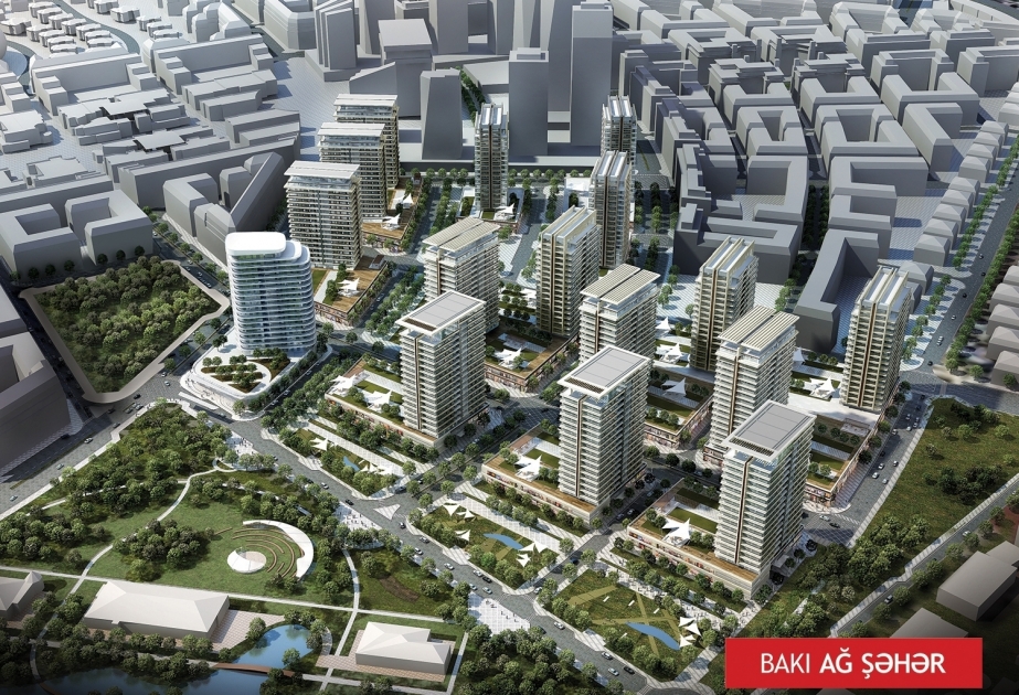 В рамках проекта Baku White City проводятся работы по благоустройству парка Низами Гянджеви