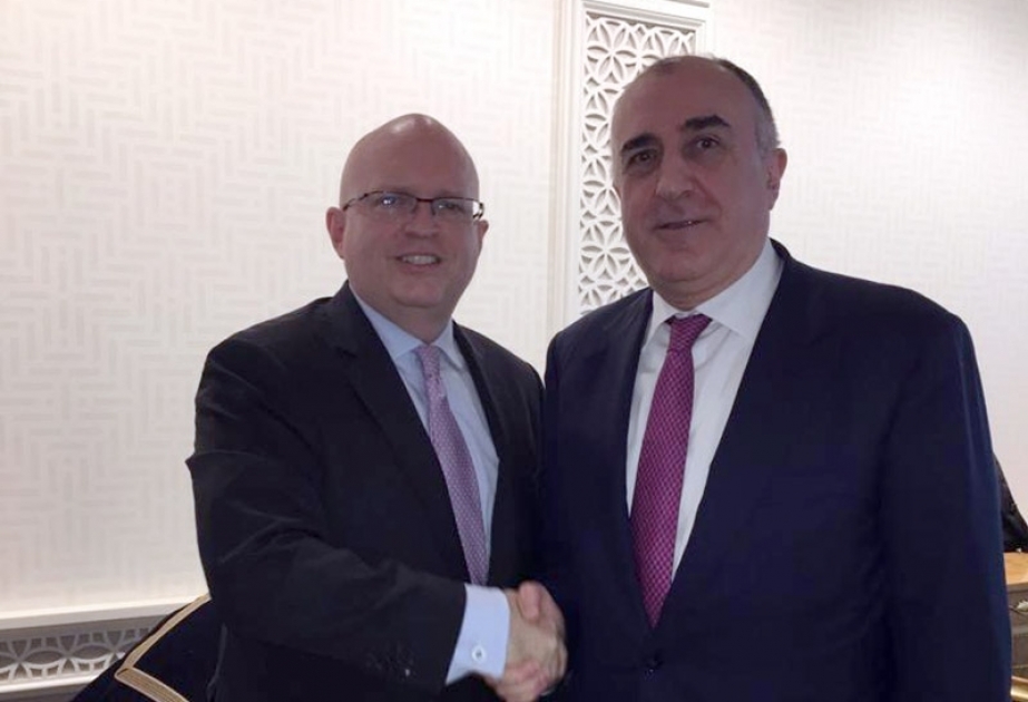 بحث العلاقات الامريكية الأذربيجانية في نيويورك