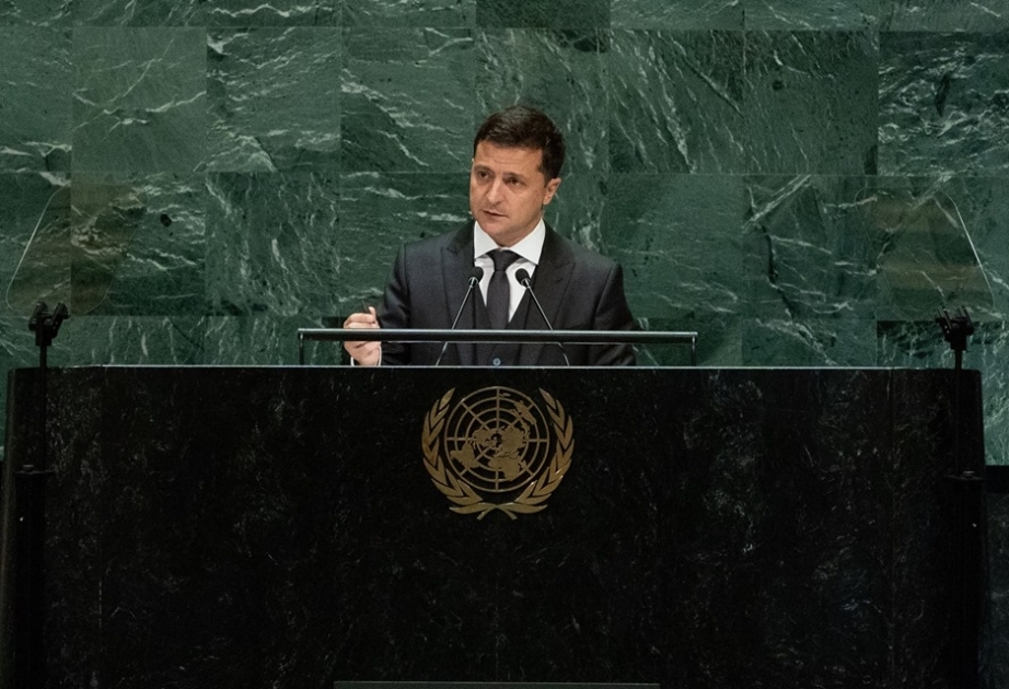 Владимир Зеленский выступил на Генассамблее ООН