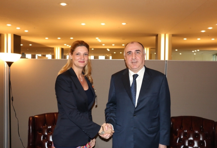 Canciller de Azerbaiyán se reúne con la ministra de Exteriores rumana