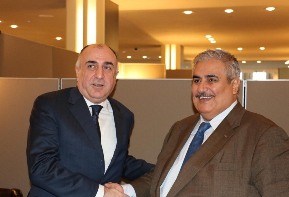 阿塞拜疆外长会见巴林外交大臣