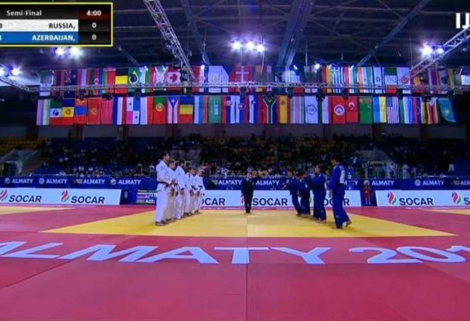 Equipo de judo azerbaiyano gana la plata en el campeonato mundial