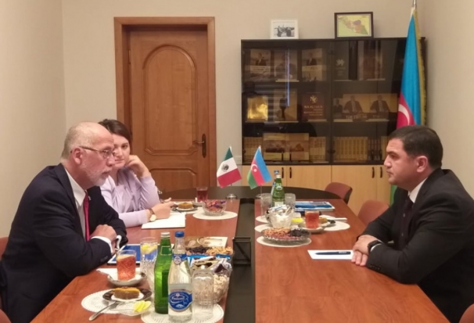 Embajador de México en Azerbaiyán visita la Representación Permanente de la República Autónoma de Najchiván
