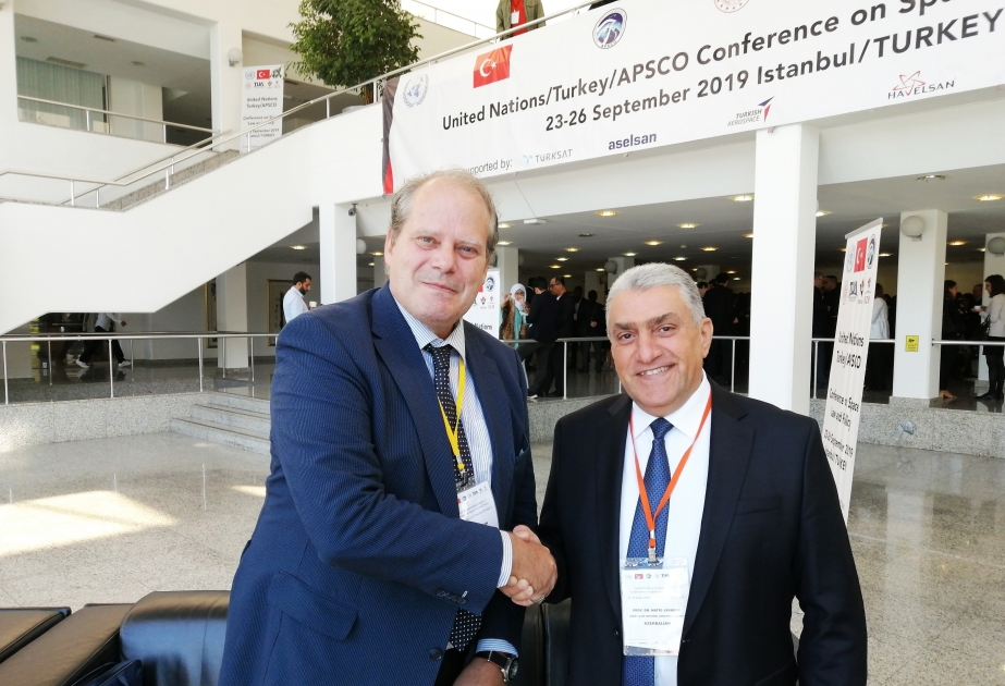 Azerbaijani official attends space law and policy international conference