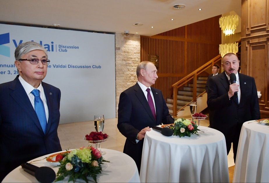 Dövlət başçılarının “Valday” Beynəlxalq Diskussiya Klubunun XVI illik iclasının iştirakçıları ilə qeyri-formal görüşü olub VİDEO