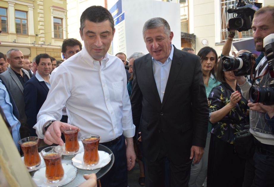 Primer ministro de Georgia y el alcalde de Tiflis visitaron el pabellón de Azerbaiyán