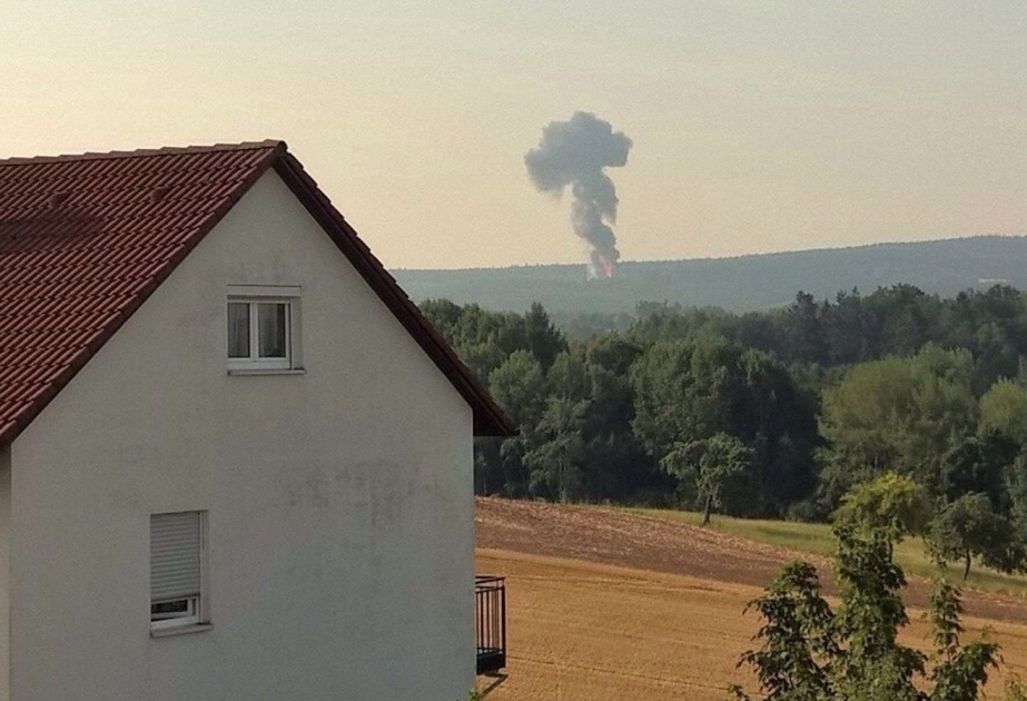 В Германии потерпел крушение самолет F16 ВВС США
