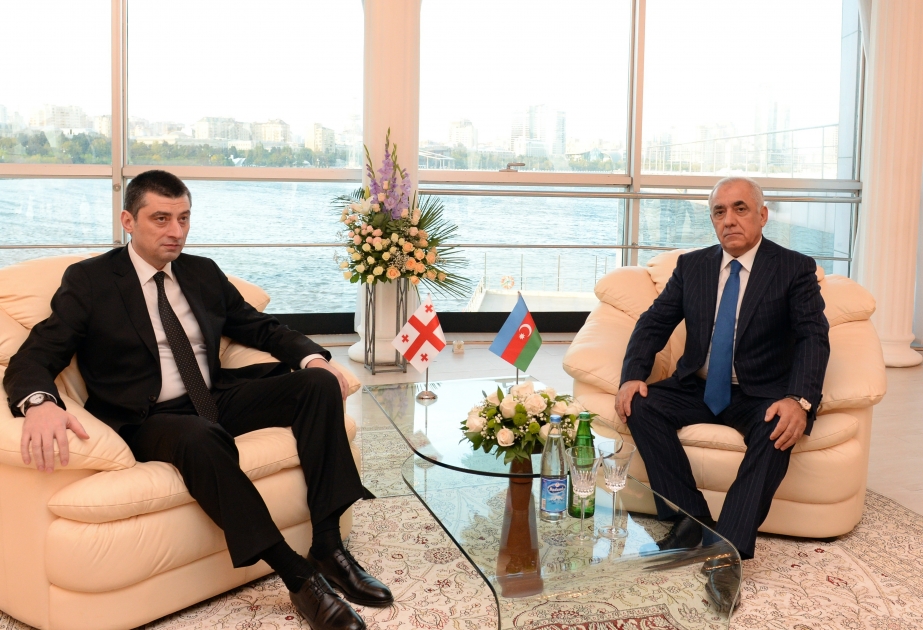 Reunión de los primeros ministros de Azerbaiyán y Georgia