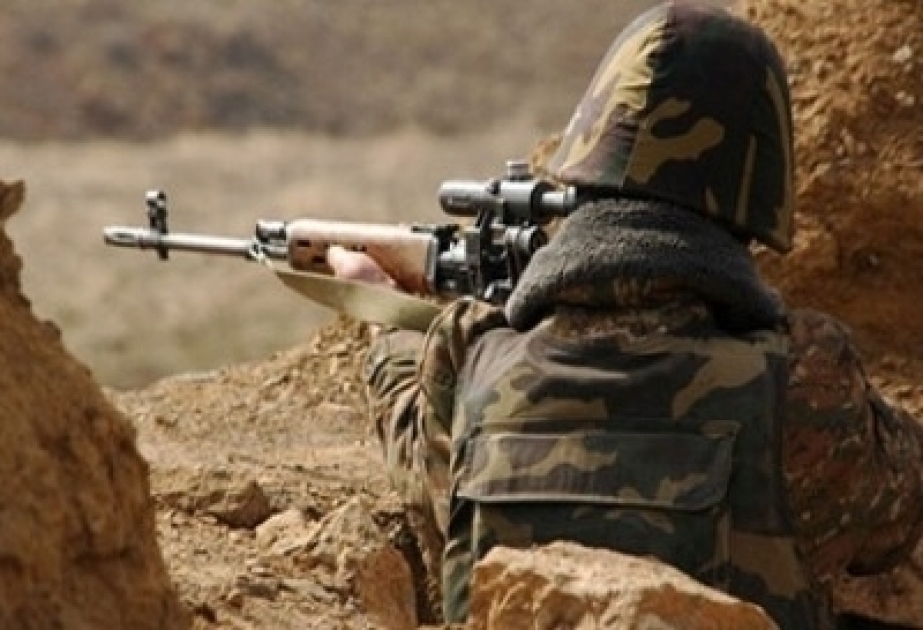 Армянская армия, используя снайперские винтовки, 22 раза нарушила режим прекращения огня