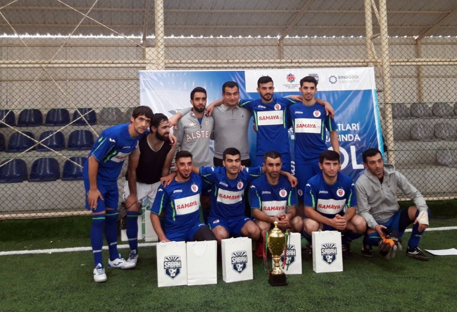 Gənclər təşkilatları arasında futbol yarışı keçirilib