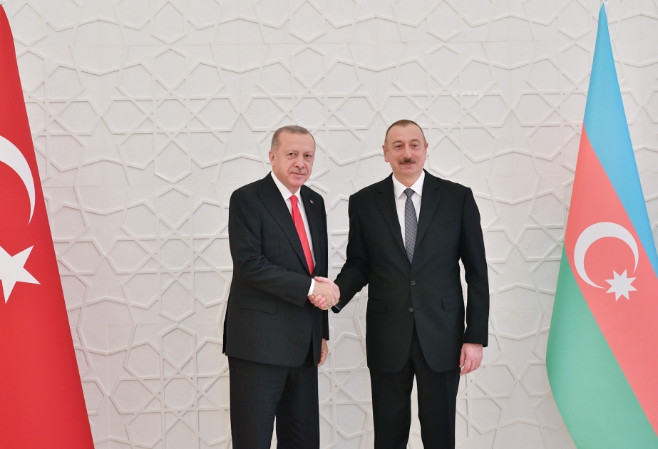 President Ilham Aliyev met with President of Turkey Recep Tayyip Erdogan VIDEO