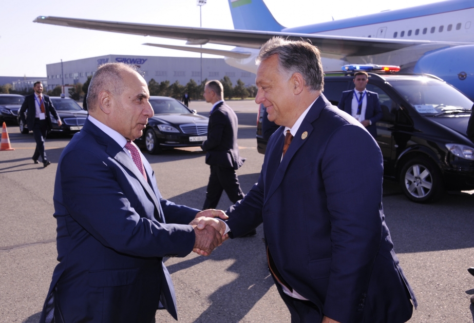 رئيس وزراء المجر ينهي زيارته إلى أذربيجان
