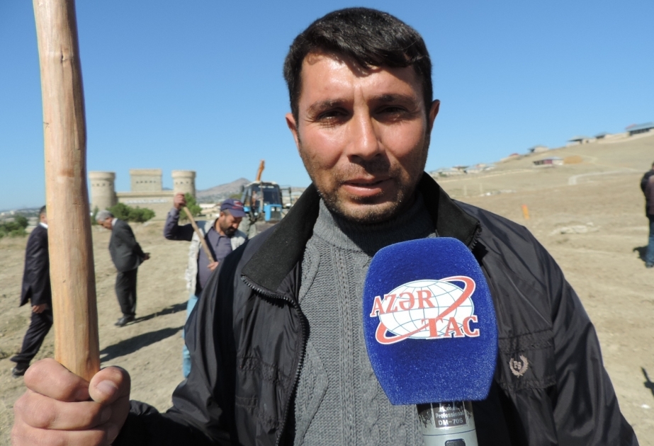Shamakhi resident: Young people all over the world should join initiative of planting 650,000 trees in one day