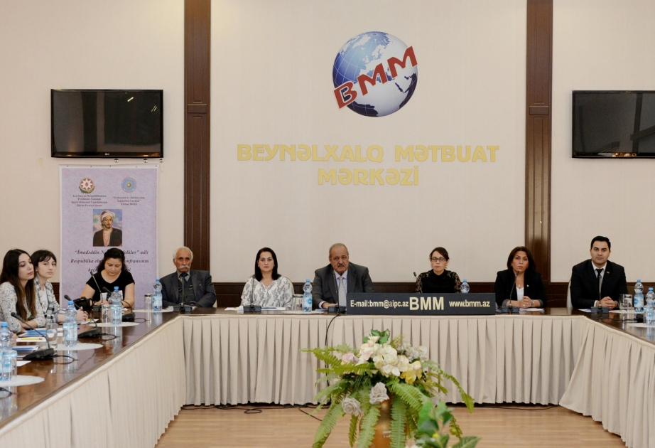 “İmadəddin Nəsimi və folklor” mövzusunda konfransa hazırlıq məsələləri müzakirə edilib